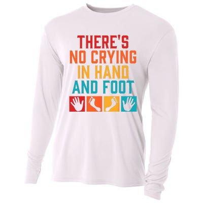 Hand And Foot Card Game Funny Hand And Foot Game Cooling Performance Long Sleeve Crew