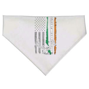 Hunting American Flag Irish St Patricks Day Ireland Usa Gift USA-Made Doggie Bandana