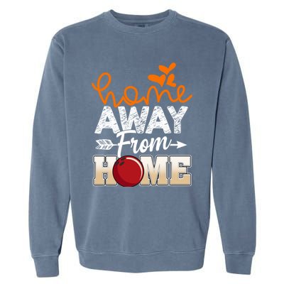 Home Away From Home Funny Bowling Garment-Dyed Sweatshirt