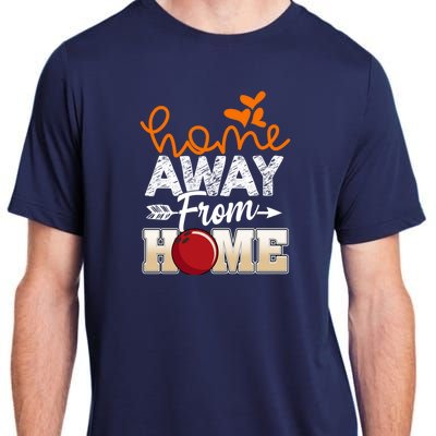 Home Away From Home Funny Bowling Adult ChromaSoft Performance T-Shirt