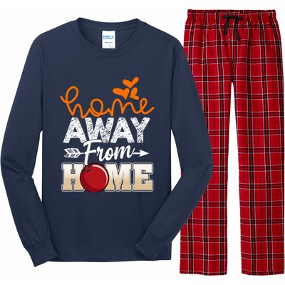 Home Away From Home Funny Bowling Long Sleeve Pajama Set