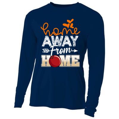 Home Away From Home Funny Bowling Cooling Performance Long Sleeve Crew