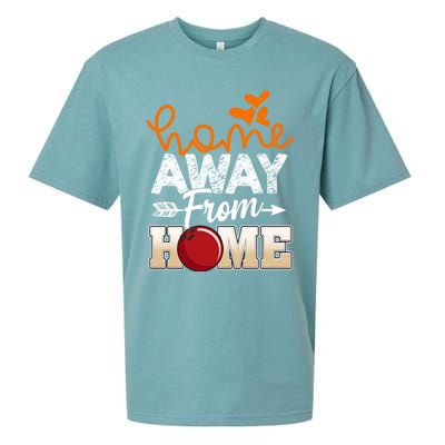 Home Away From Home Funny Bowling Sueded Cloud Jersey T-Shirt