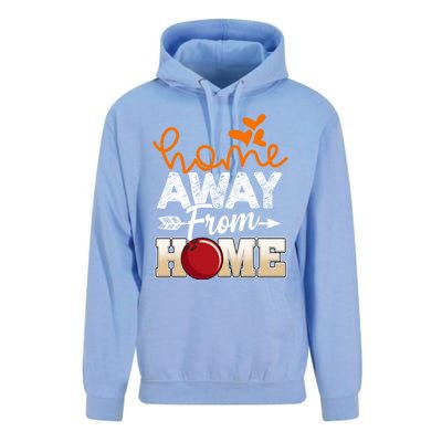 Home Away From Home Funny Bowling Unisex Surf Hoodie