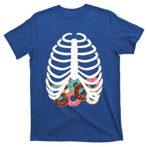 Halloween Adult  Food Costume Rib Cage Skeleton Donuts T-Shirt