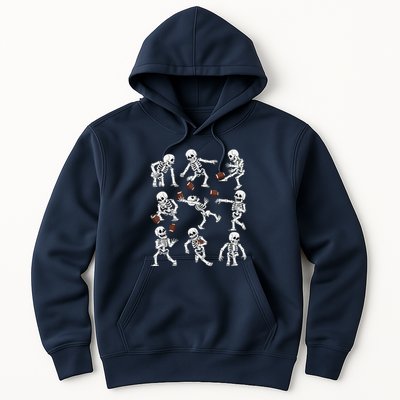 Halloween American Football Skeletons Funny Hoodie