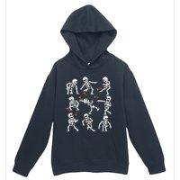 Halloween American Football Skeletons Funny Urban Pullover Hoodie