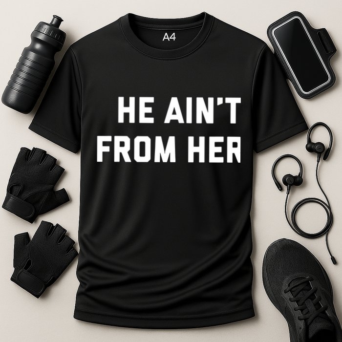He Aint From Here Proud Represent Kentucky Cooling Performance Crew T-Shirt