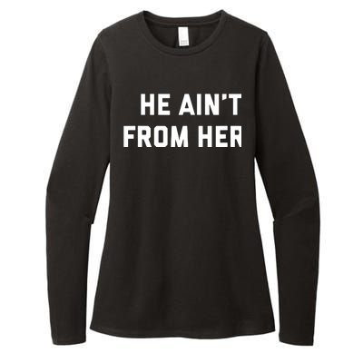 He Aint From Here Proud Represent Kentucky Womens CVC Long Sleeve Shirt