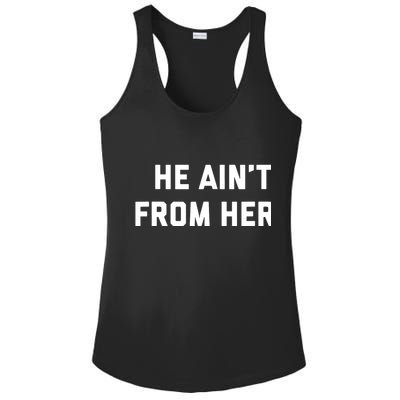 He Aint From Here Proud Represent Kentucky Ladies PosiCharge Competitor Racerback Tank