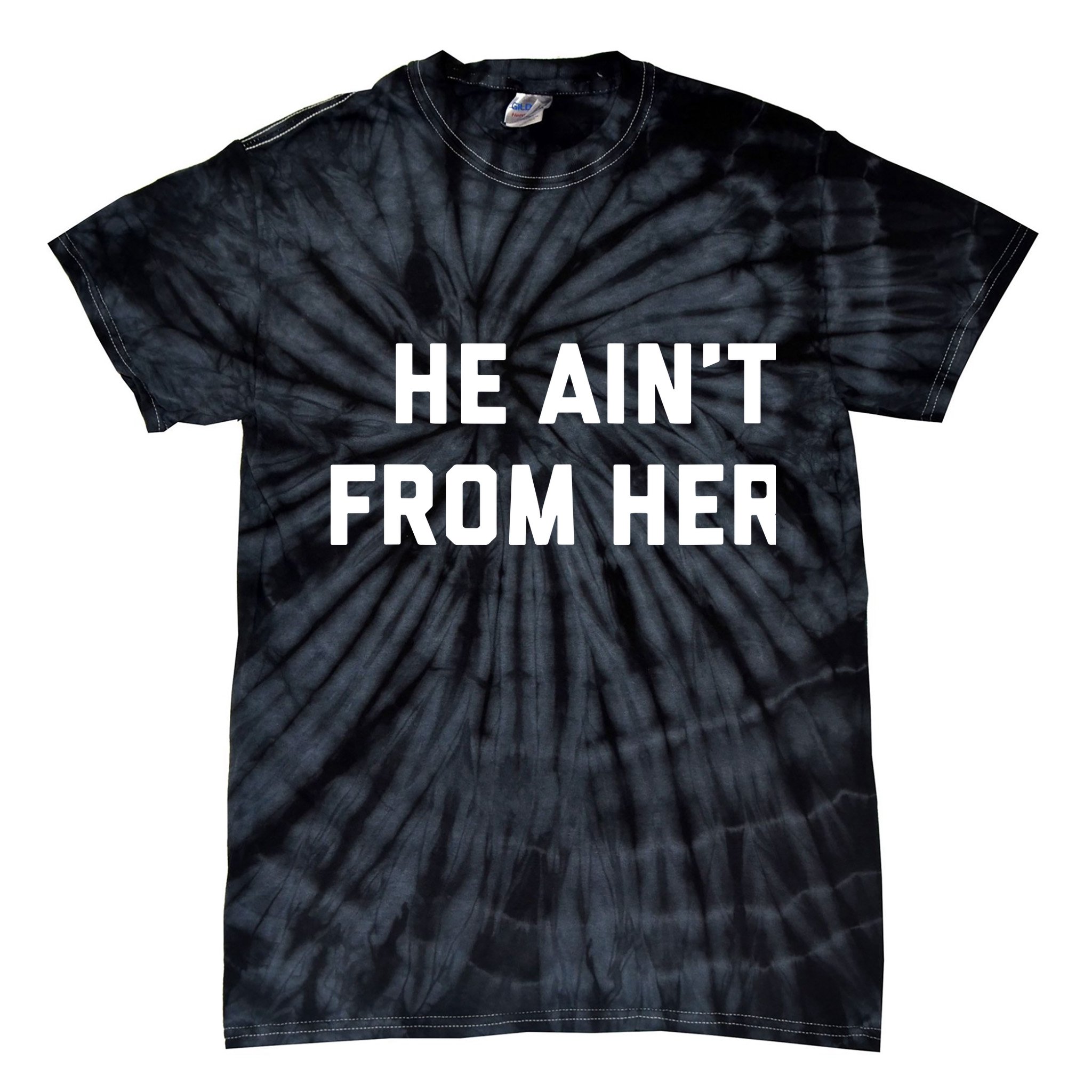 He Aint From Here Proud Represent Kentucky Tie-Dye T-Shirt