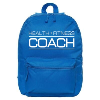 Health And Fitness Coach Gift Personal Trainer Gift 16 in Basic Backpack