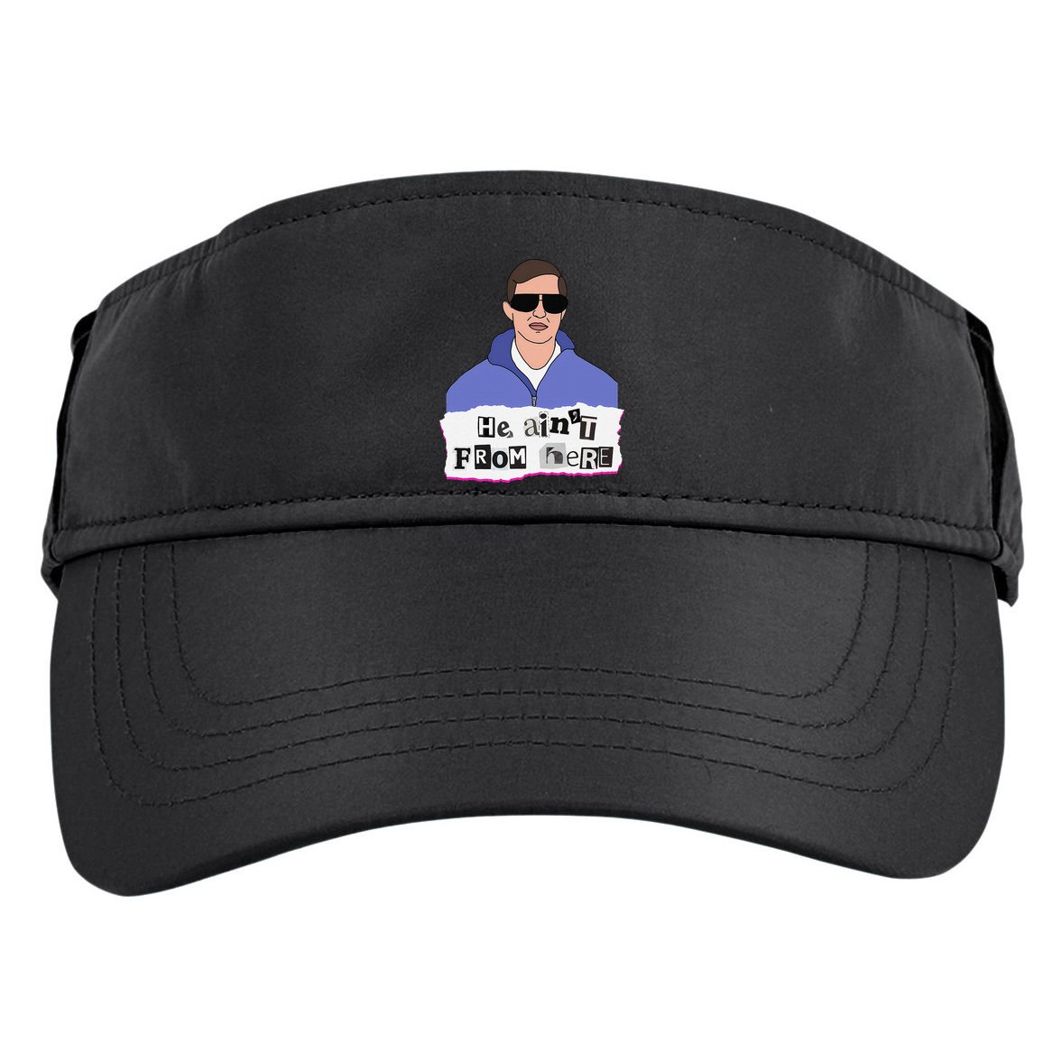 He AinT From Here Adult Drive Performance Visor