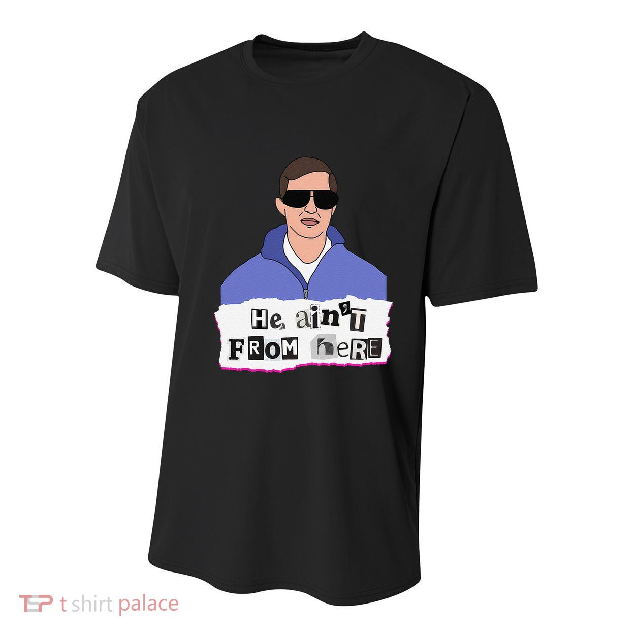 He AinT From Here Youth Performance Sprint T-Shirt