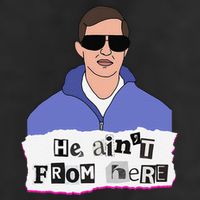 He AinT From Here Golf Towel