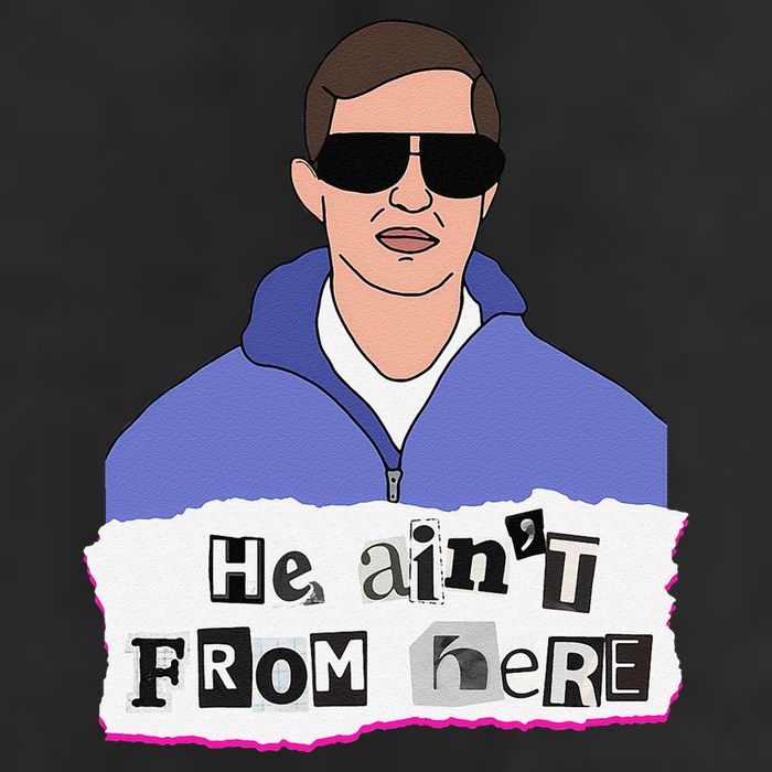 He AinT From Here Golf Towel