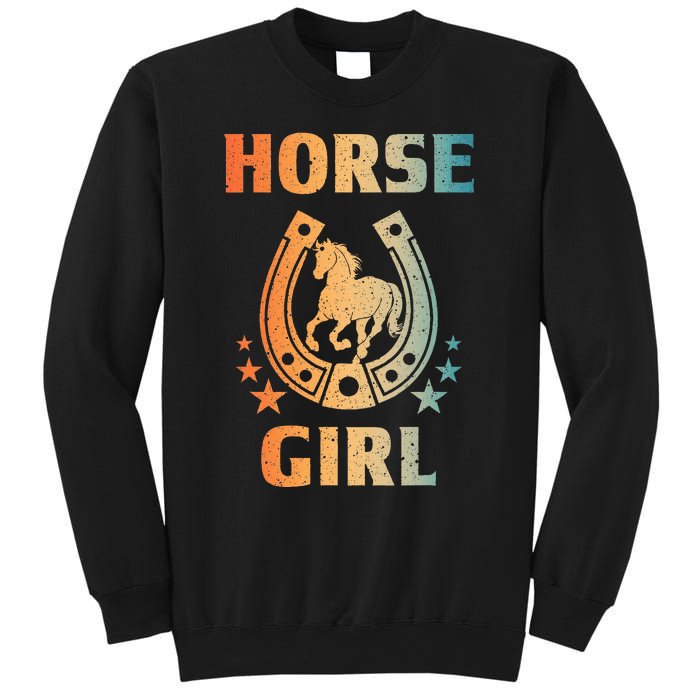 Horse Art For Women Horseback Riding Equestrian Sweatshirt