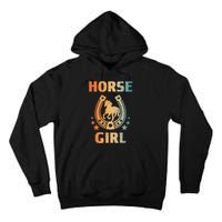 Horse Art For Women Horseback Riding Equestrian Tall Hoodie