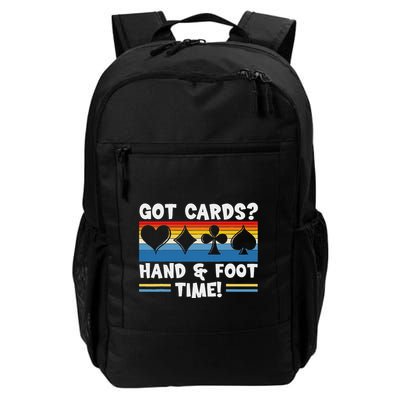 Hand And Foot Player Hobby Melds Strategy Card Game Daily Commute Backpack