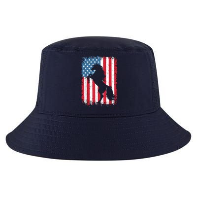 Horse American Flag USA 4th Of July Men Women Boy Girl Cool Comfort Performance Bucket Hat