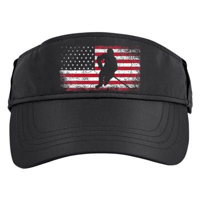 Hockey American Flag Adult Drive Performance Visor