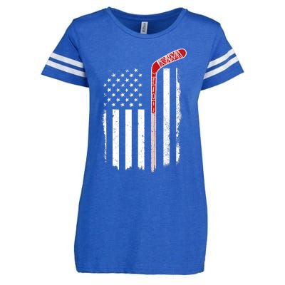 Hockey American Flag Hockey Flag Enza Ladies Jersey Football T-Shirt