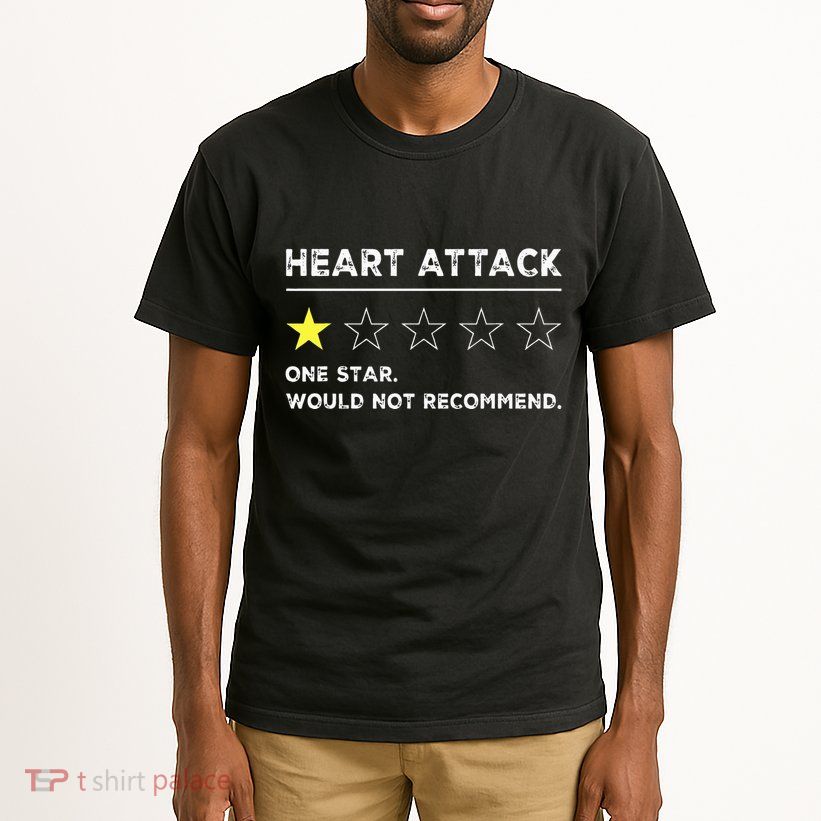 Heart Attack Funny Get Well Soon Gag Recovery Tall T-Shirt