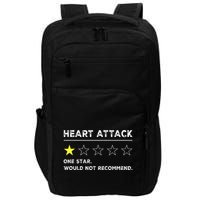 Heart Attack Funny Get Well Soon Gag Recovery Impact Tech Backpack