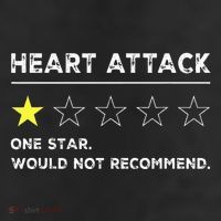 Heart Attack Funny Get Well Soon Gag Recovery Adult Drive Performance Visor