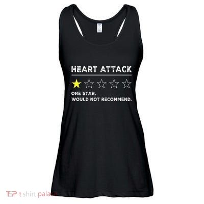 Heart Attack Funny Get Well Soon Gag Recovery Ladies Essential Flowy Tank