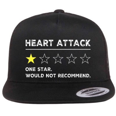 Heart Attack Funny Get Well Soon Gag Recovery Flatbill Hat