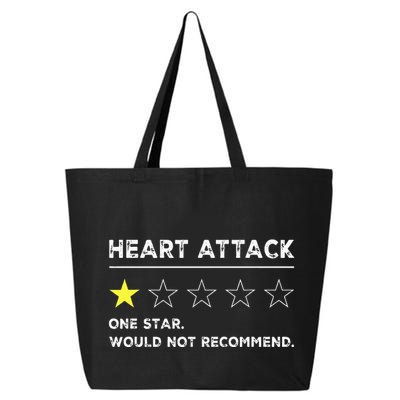 Heart Attack Funny Get Well Soon Gag Recovery 25L Jumbo Tote