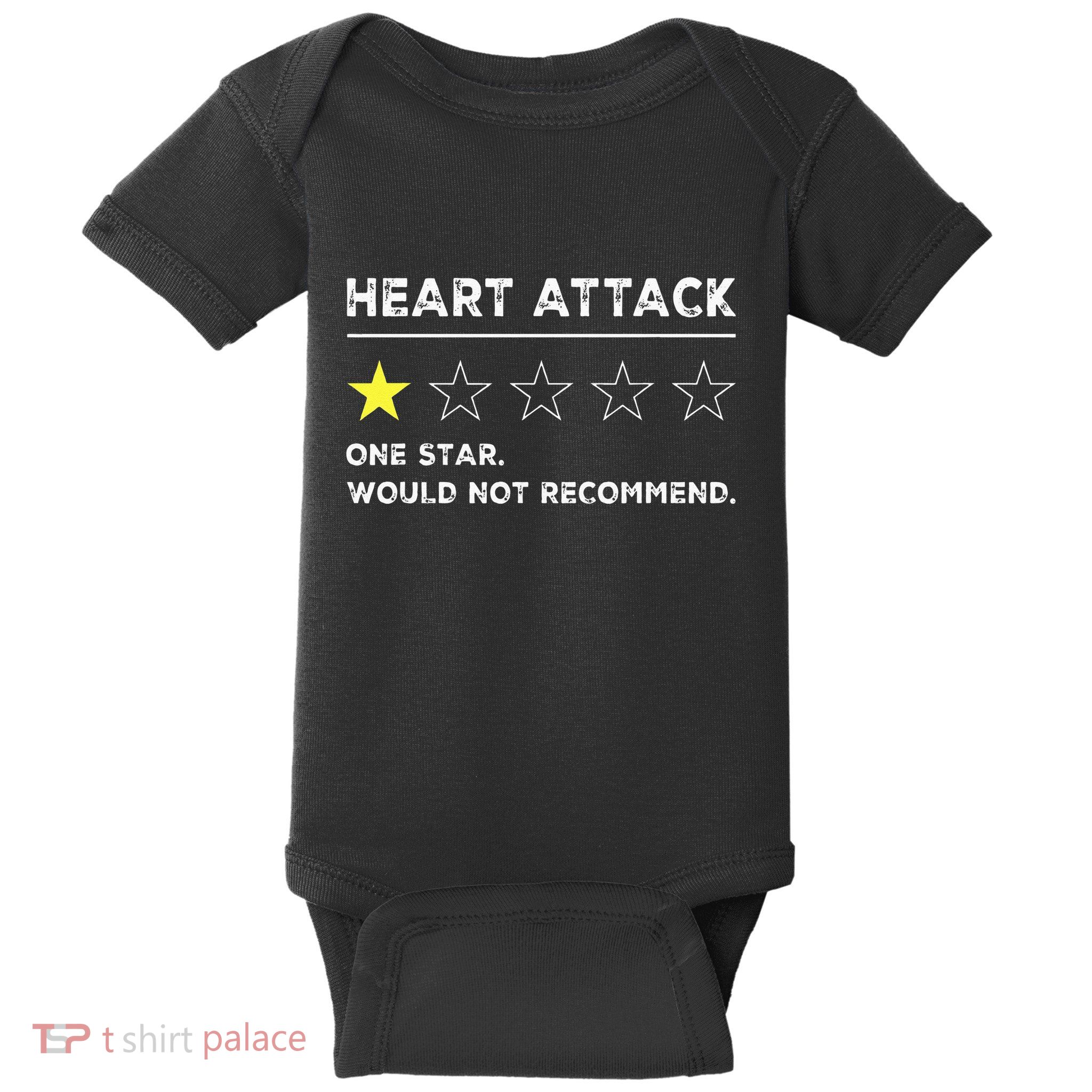 Heart Attack Funny Get Well Soon Gag Recovery Baby Bodysuit
