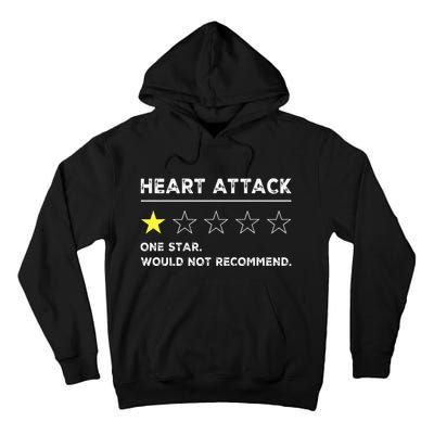 Heart Attack Funny Get Well Soon Gag Recovery Tall Hoodie