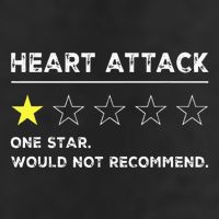 Heart Attack Funny Get Well Soon Gag Recovery Golf Towel