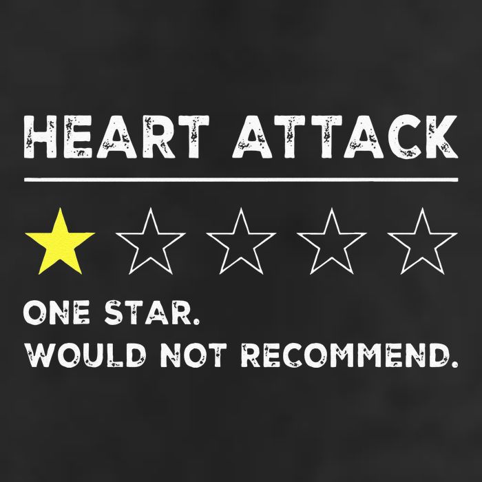 Heart Attack Funny Get Well Soon Gag Recovery Golf Towel