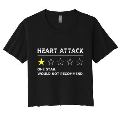 Heart Attack Funny Get Well Soon Gag Recovery Crop Top