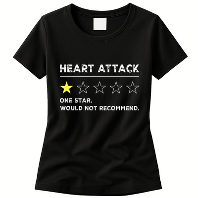 Heart Attack Funny Get Well Soon Gag Recovery Womens T-Shirt