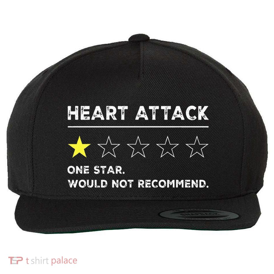 Heart Attack Funny Get Well Soon Gag Recovery Wool Snapback Cap