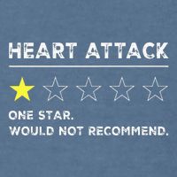 Heart Attack Funny Get Well Soon Gag Recovery Garment-Dyed Sweatshirt