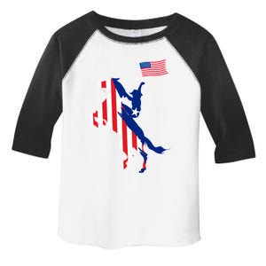 Horse American Flag Usa 4th Of July Funny Horse Lovers Gift Toddler Fine Jersey T-Shirt