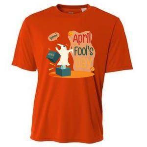 Happy April Fools Day Meaningful Gift April 1st Meaningful Gift Funny Jokes Gift Cooling Performance Crew T-Shirt