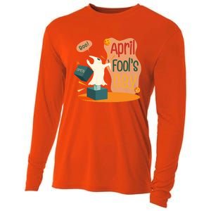 Happy April Fools Day Meaningful Gift April 1st Meaningful Gift Funny Jokes Gift Cooling Performance Long Sleeve Crew