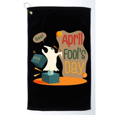 Happy April Fools Day Meaningful Gift April 1st Meaningful Gift Funny Jokes Gift Platinum Collection Golf Towel