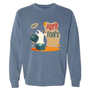 Happy April Fools Day Meaningful Gift April 1st Meaningful Gift Funny Jokes Gift Garment-Dyed Sweatshirt