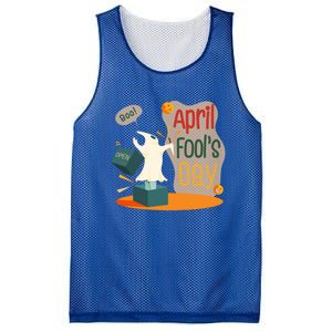 Happy April Fools Day Meaningful Gift April 1st Meaningful Gift Funny Jokes Gift Mesh Reversible Basketball Jersey Tank