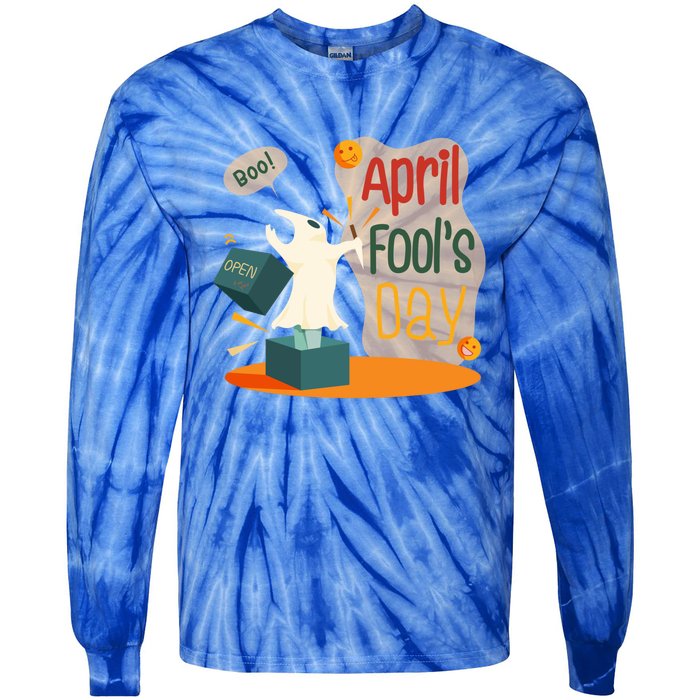 Happy April Fools Day Meaningful Gift April 1st Meaningful Gift Funny Jokes Gift Tie-Dye Long Sleeve Shirt