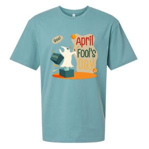 Happy April Fools Day Meaningful Gift April 1st Meaningful Gift Funny Jokes Gift Sueded Cloud Jersey T-Shirt