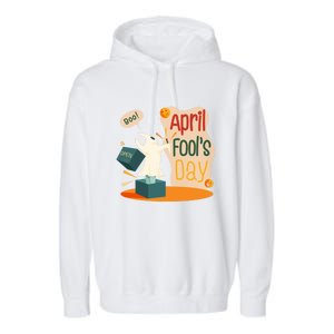 Happy April Fools Day Meaningful Gift April 1st Meaningful Gift Funny Jokes Gift Garment-Dyed Fleece Hoodie