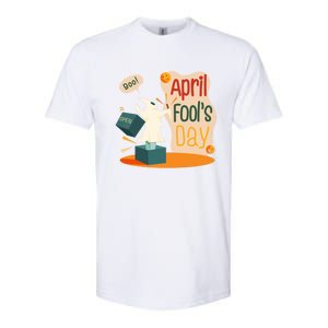 Happy April Fools Day Meaningful Gift April 1st Meaningful Gift Funny Jokes Gift Softstyle CVC T-Shirt